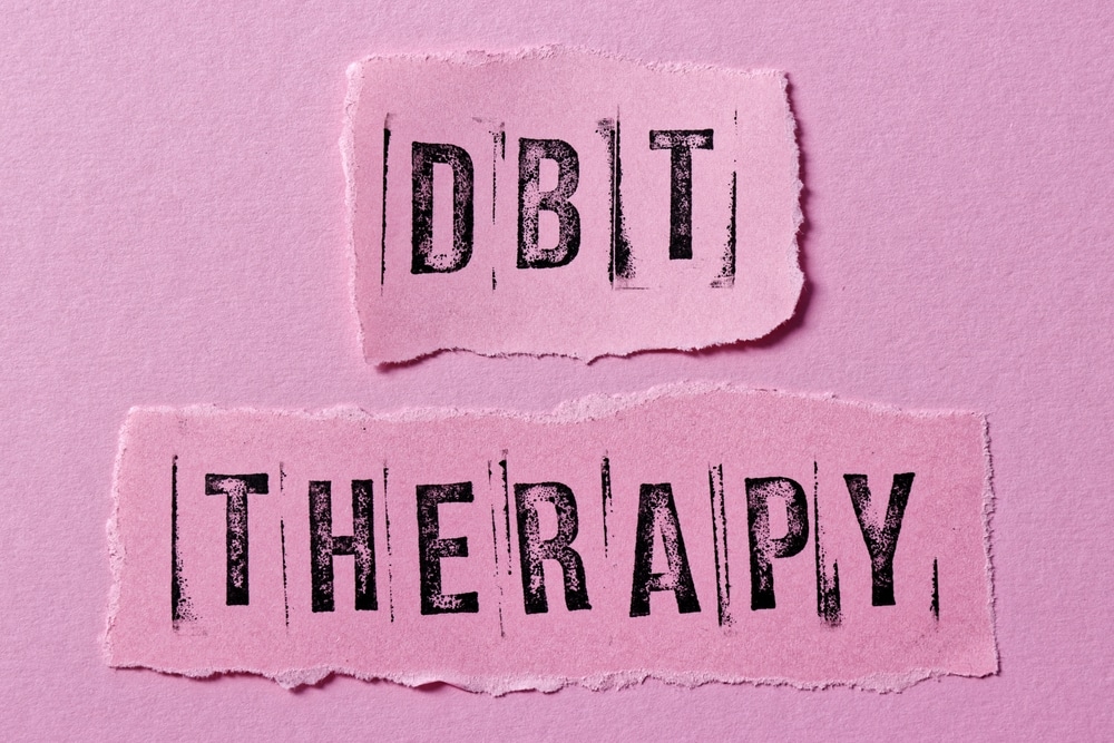 Dbt,Therapy,Written,On,Paper,Notes.,Dialectical,Behavior,Therapy,Psychological